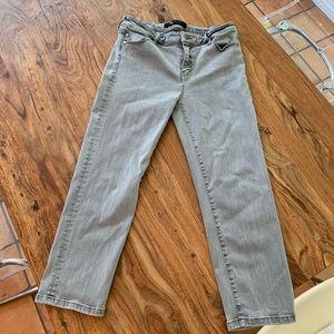 Liverpool The Capri cropped gray jeans